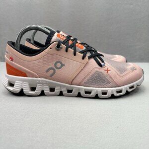 Womens Size 9 ON Cloud X 3 Rose | Sand Shoes Athletic Running Sneakers EUC